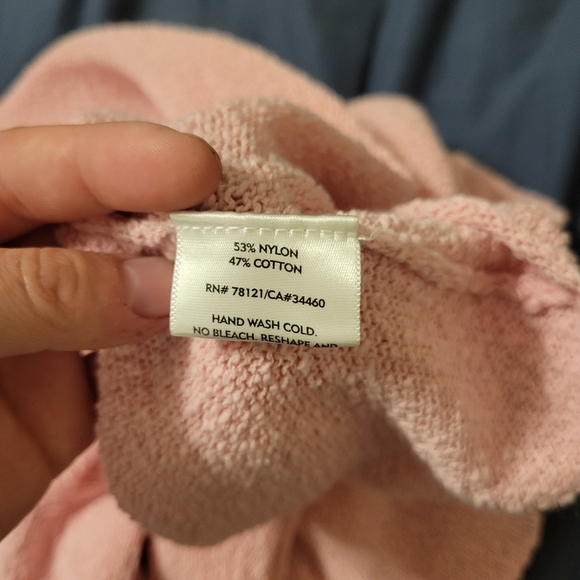 Eileen Fisher Petite Women’s Size PP Linen Blend Knit Sweater - Picture 4 of 7